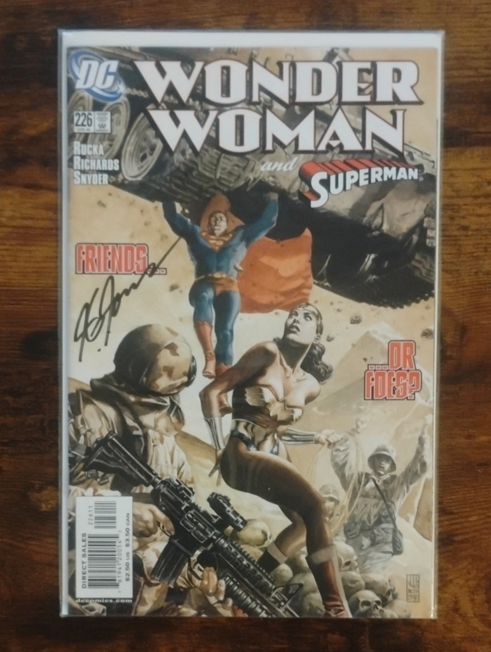 Wonder Woman & Superman Signed